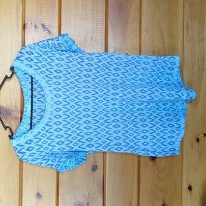 Maurices Blue Printed T-shirt